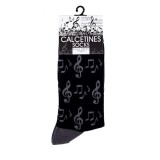Calcetines Música en caja metal (negro)